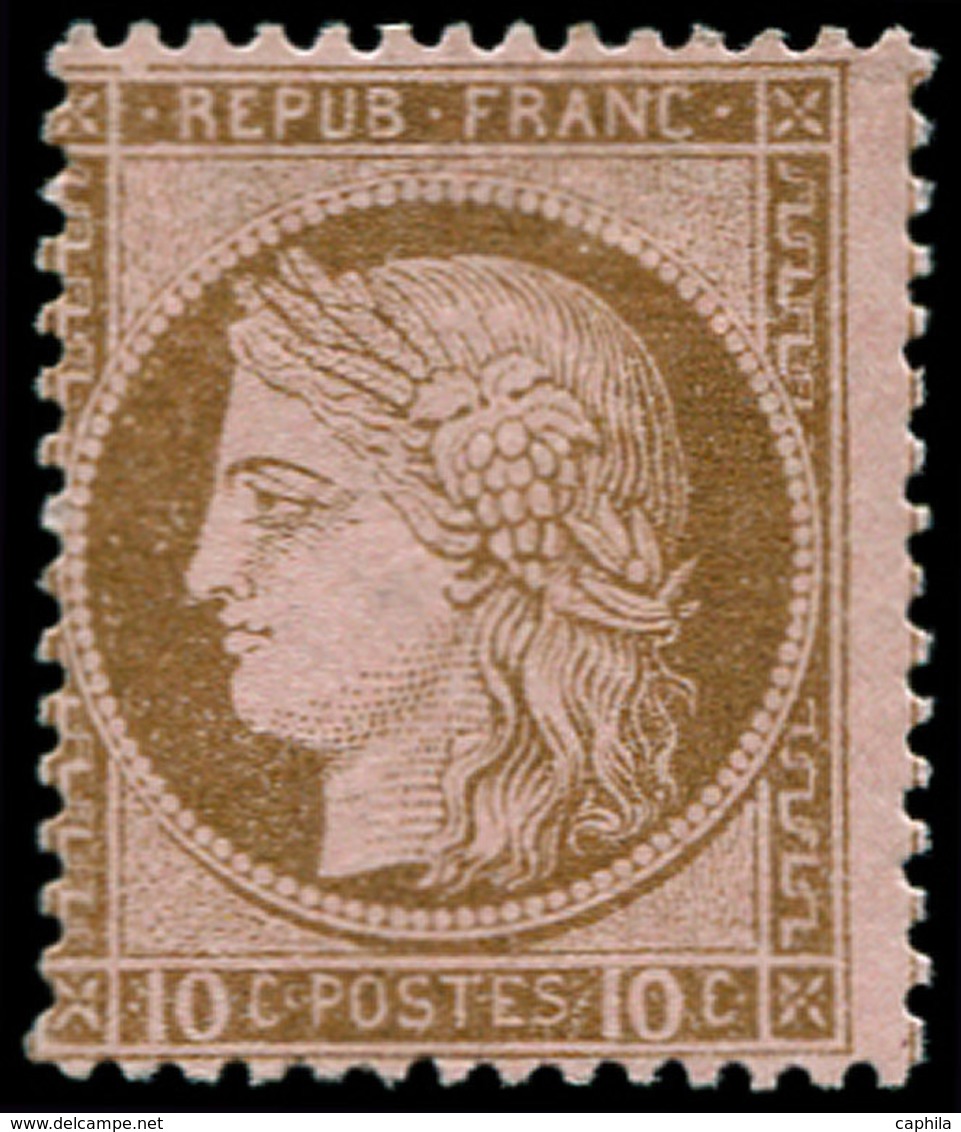 * FRANCE - Poste - 54, 10c. Brun Sur Rose - 1849-1850 Cérès