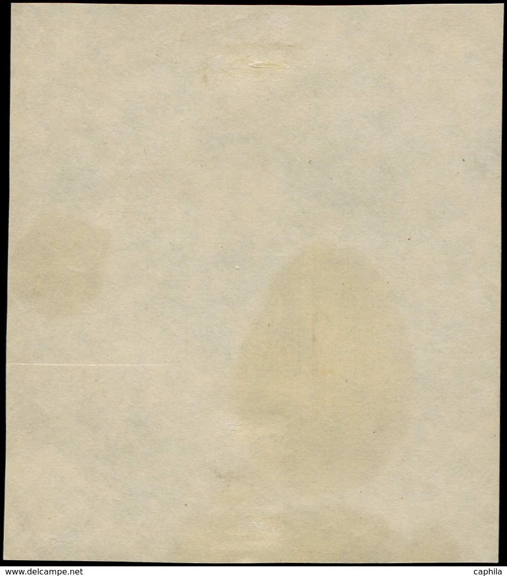 EPA FRANCE - Poste - (112), épreuve Du Poinçon Au Type Définitif, (Storch 20 K), Sans Faciale, En Noir: Mouchon - 1849-1850 Cérès