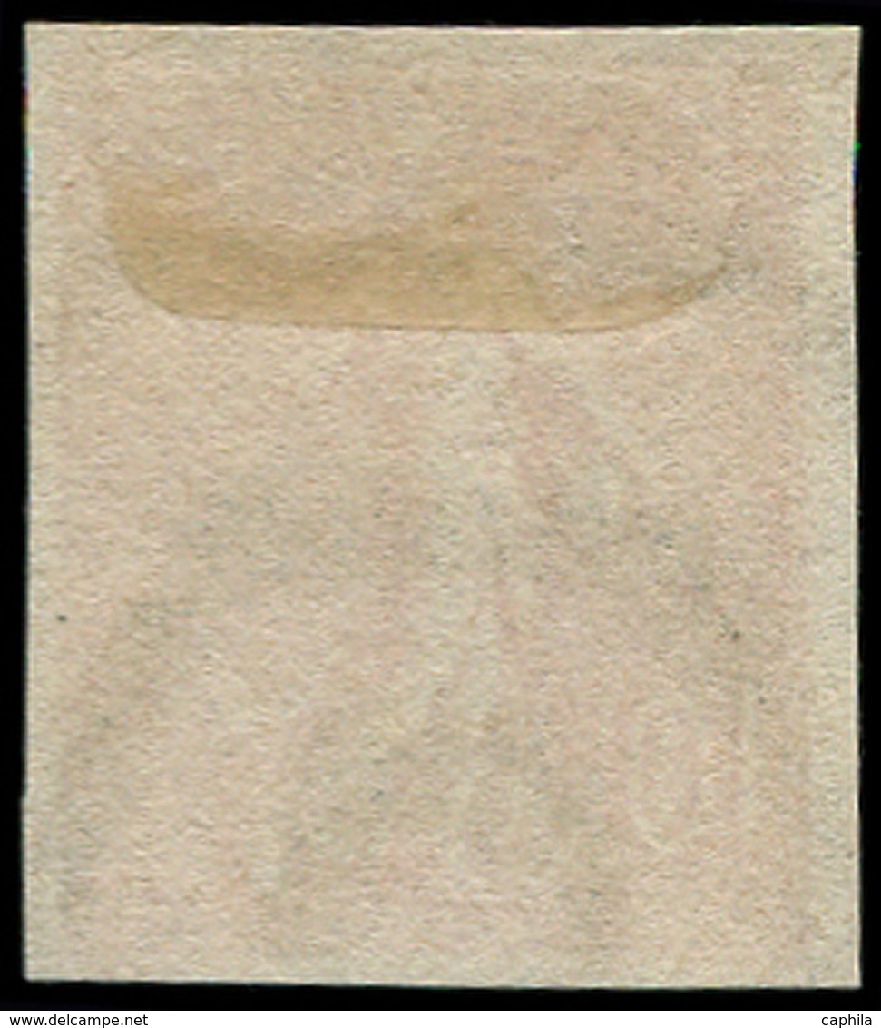 (*) FRANCE - Poste - 129, Type III, Non Dentelé, Para-oblitéré Hexagones (à Main): 10c. Lignée - 1849-1850 Cérès