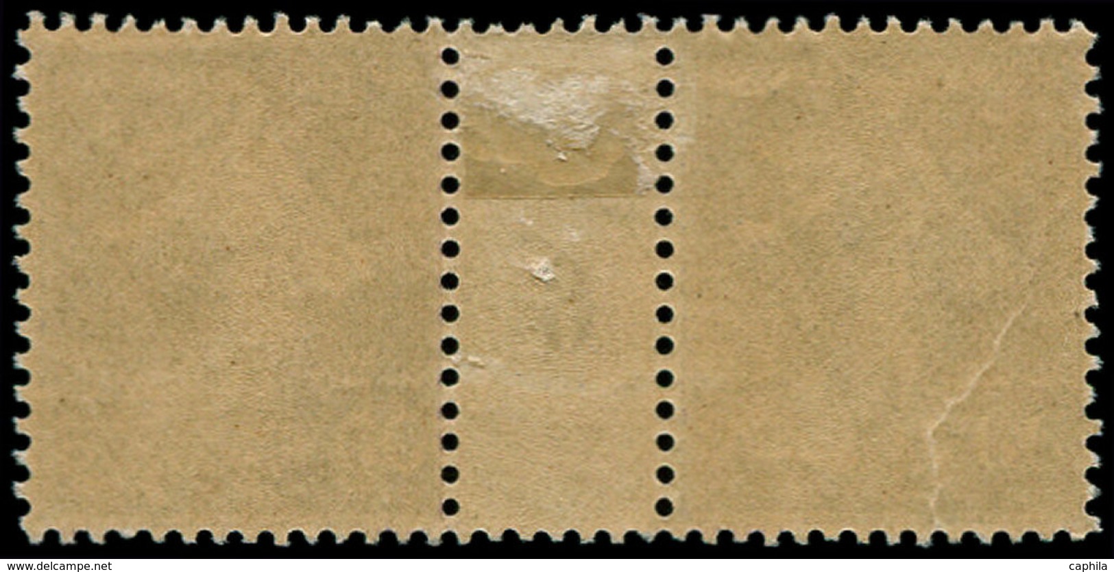 ** FRANCE - Poste - 136 Type I, Paire Millésime "6", (millésime *): 35c. Semeuse Violet - 1849-1850 Cérès