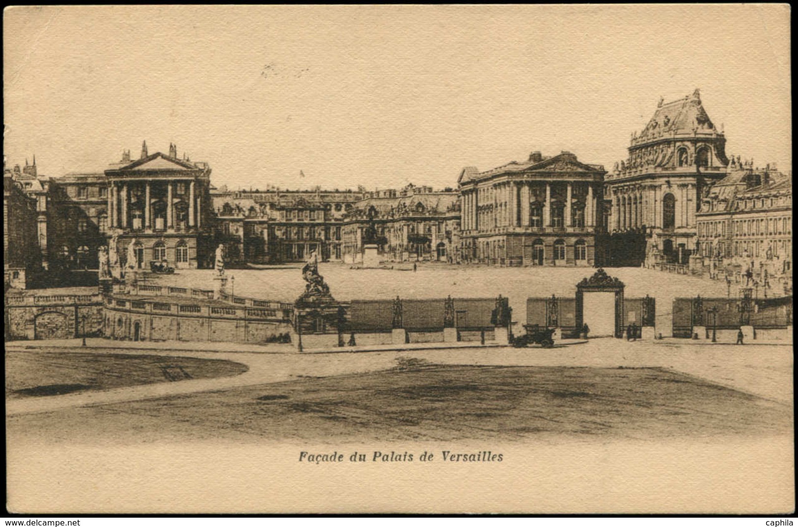 ESS FRANCE - Poste - 138, CP Pour La Belgique, Cachet D'essai "Versailles Notre Dame 1914": 10c. Semeuse Rouge - 1849-1850 Cérès