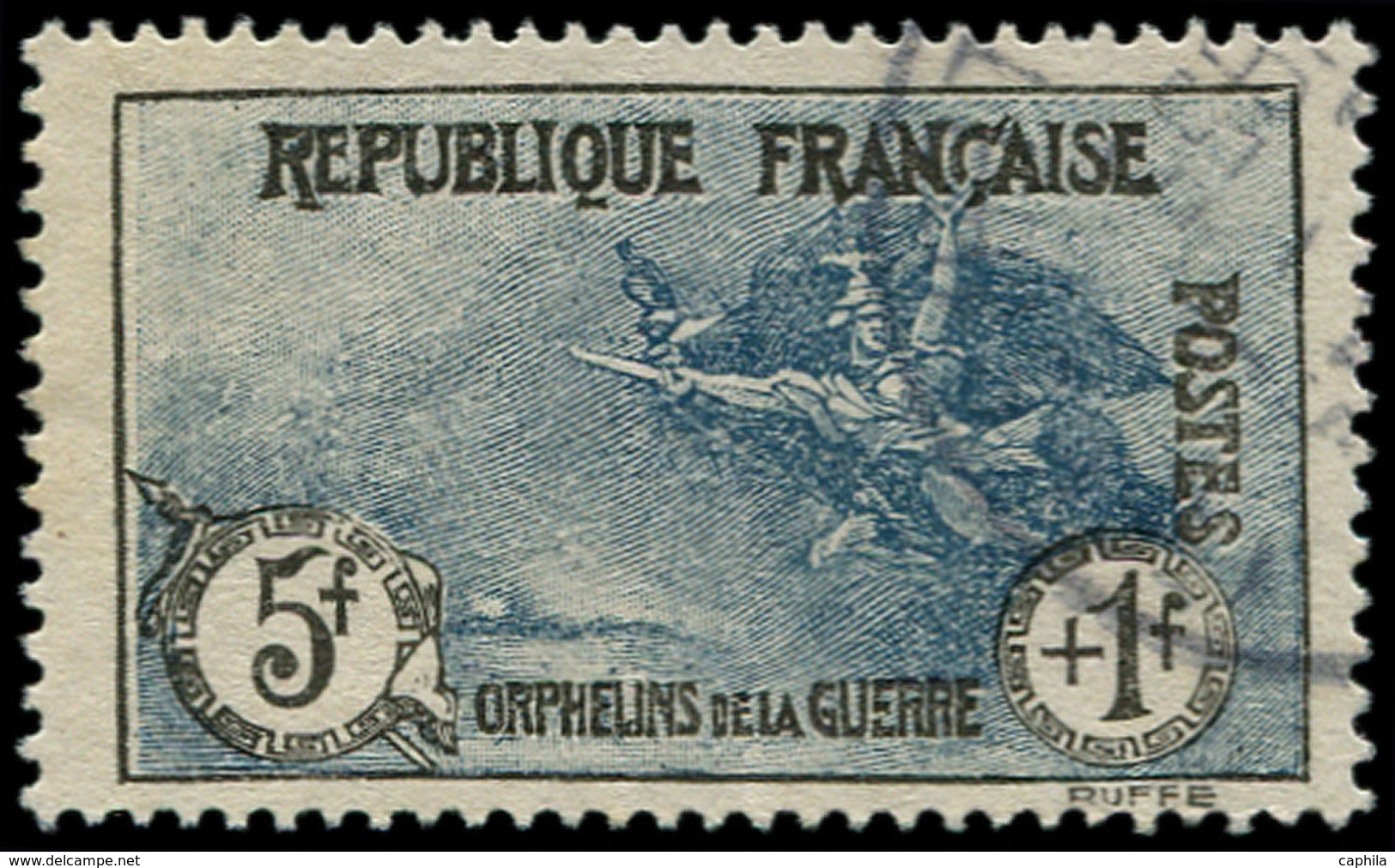 O FRANCE - Poste - 232, 5fr + 1fr. Orphelins - 1849-1850 Cérès