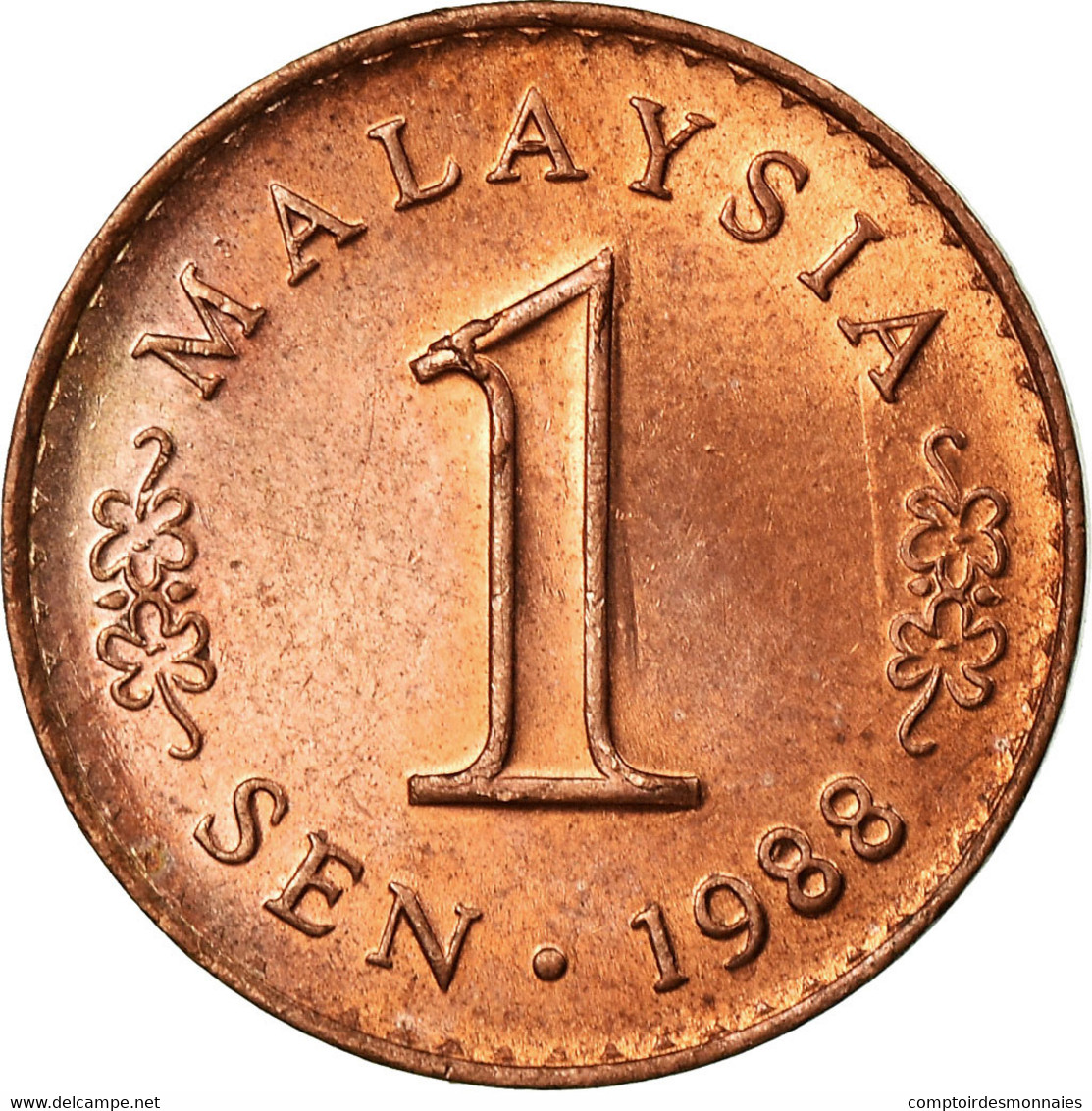 Monnaie, Malaysie, Sen, 1988, TTB, Copper Clad Steel, KM:1a - Malaysie