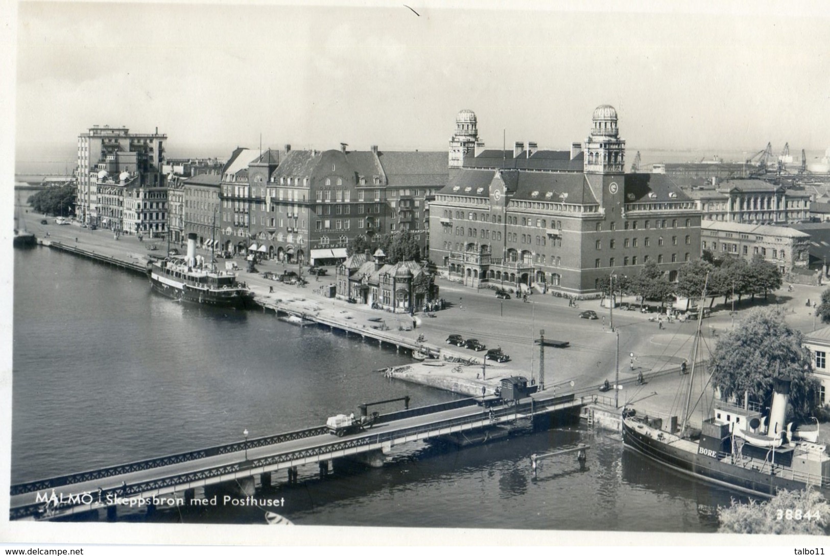 Suède - Malmo - Skeppsbron Med Posthuset - Sweden