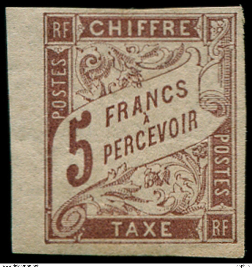 * COLONIES GENERALES - Taxe - 17, 5f. Marron - Autres & Non Classés