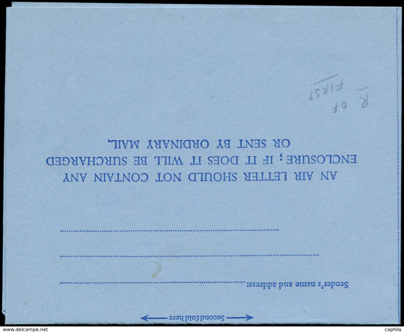 N ADEN K'AITI - Entiers Postaux - Minkus AL 2, Aérogramme 25f/50c. Orange Surcharge Bleue "Kennedy". (1966) - Aden (1854-1963)