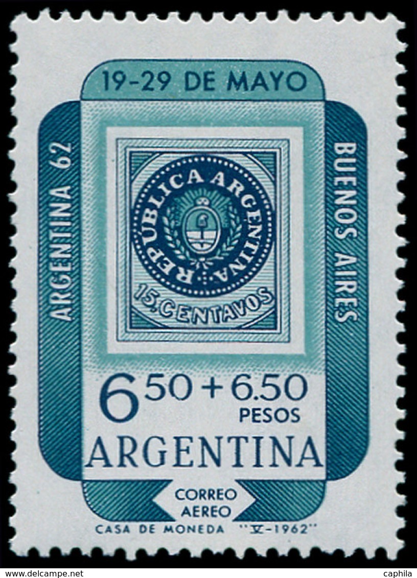 ESS ARGENTINE - Poste Aérienne - 83, Série De 9 Blocs De 4 Essais Dont Non Dentelés Gommés (**/*): Argentina 62 - Autres & Non Classés