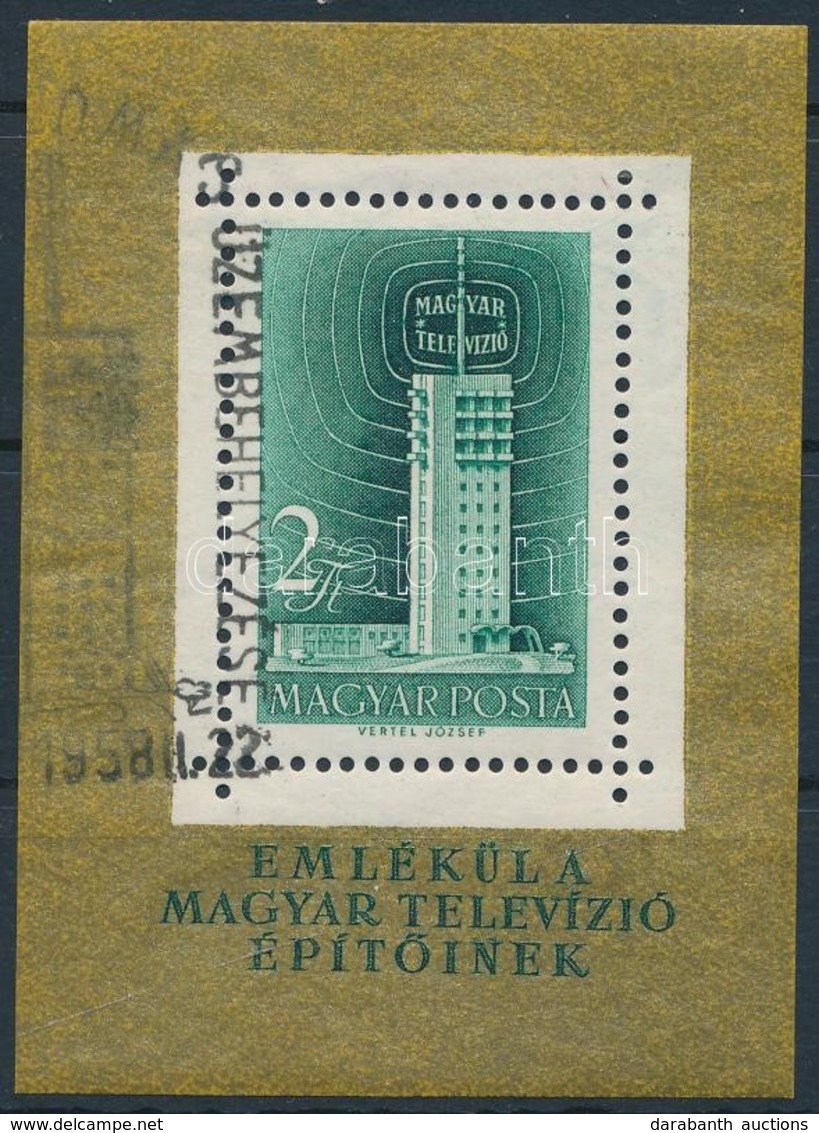 O 1958 Televízió Blokk (12.000) - Autres & Non Classés