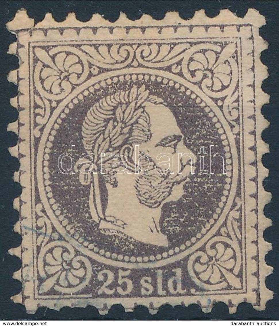 (*) Magyar Posta Romániában 1867 25sld (papírelvékonyodás / Thin Paper) - Sonstige & Ohne Zuordnung