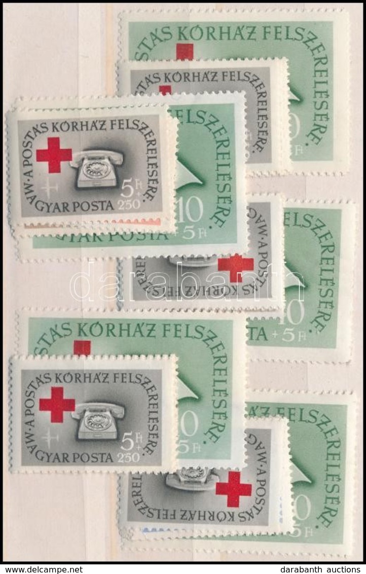 ** 1957 5 Db Postakórház Sor (10.000) - Sonstige & Ohne Zuordnung
