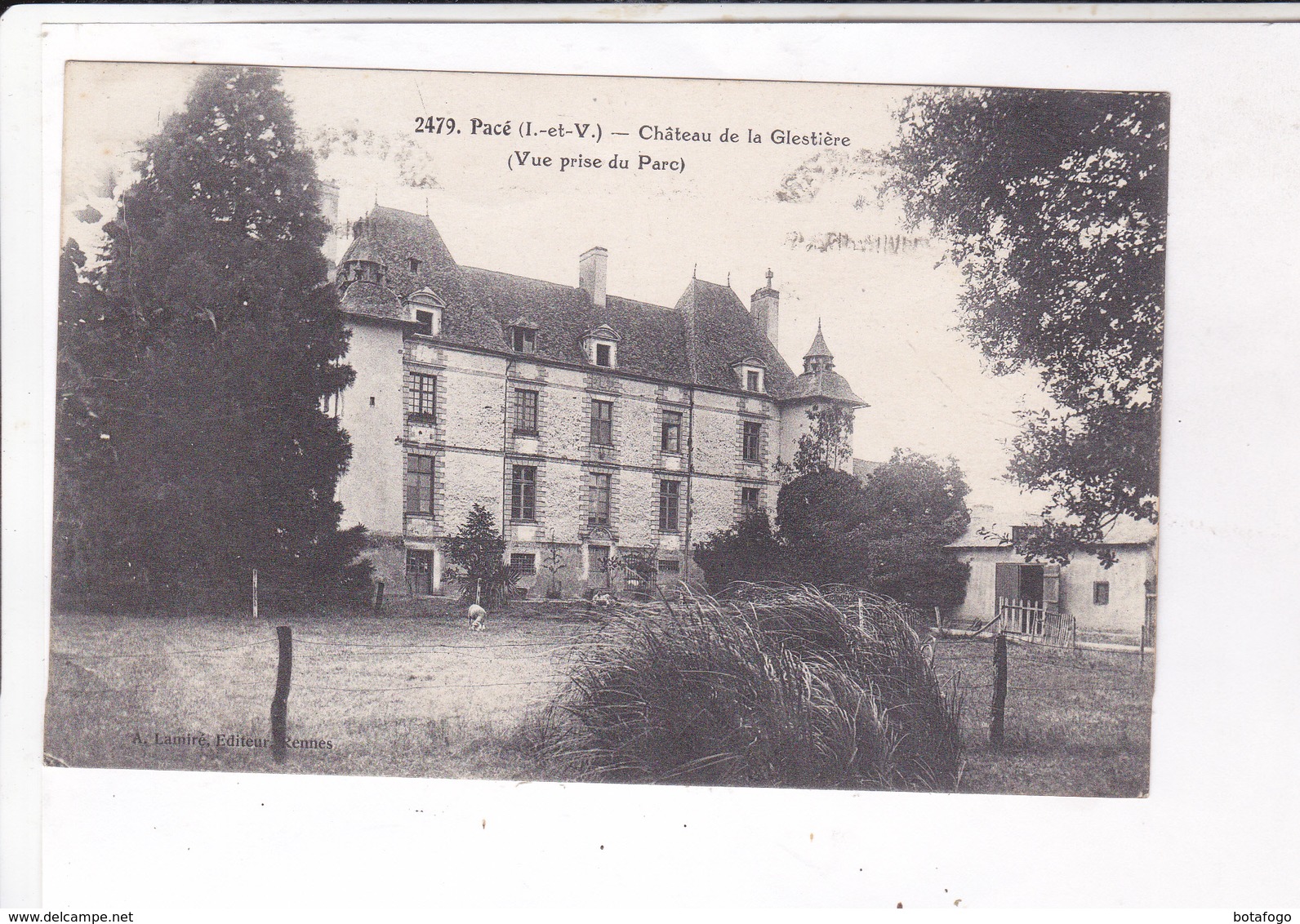 CPA DPT 35 PACE,, CHATEAU DE LA GLESTIERE En 1934! - Sonstige & Ohne Zuordnung