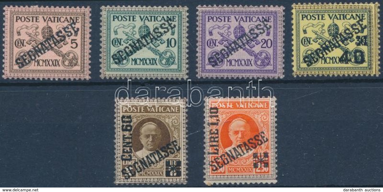 **, * Vatikán 1931 Portó 1-6 (a Drága érték **) (Mi EUR 200.-) - Sonstige & Ohne Zuordnung