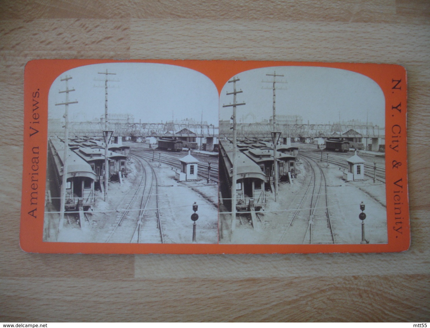 New York  Interieur Gare Train   Usa Photo Stereo Stereoscopique - Photos Stéréoscopiques