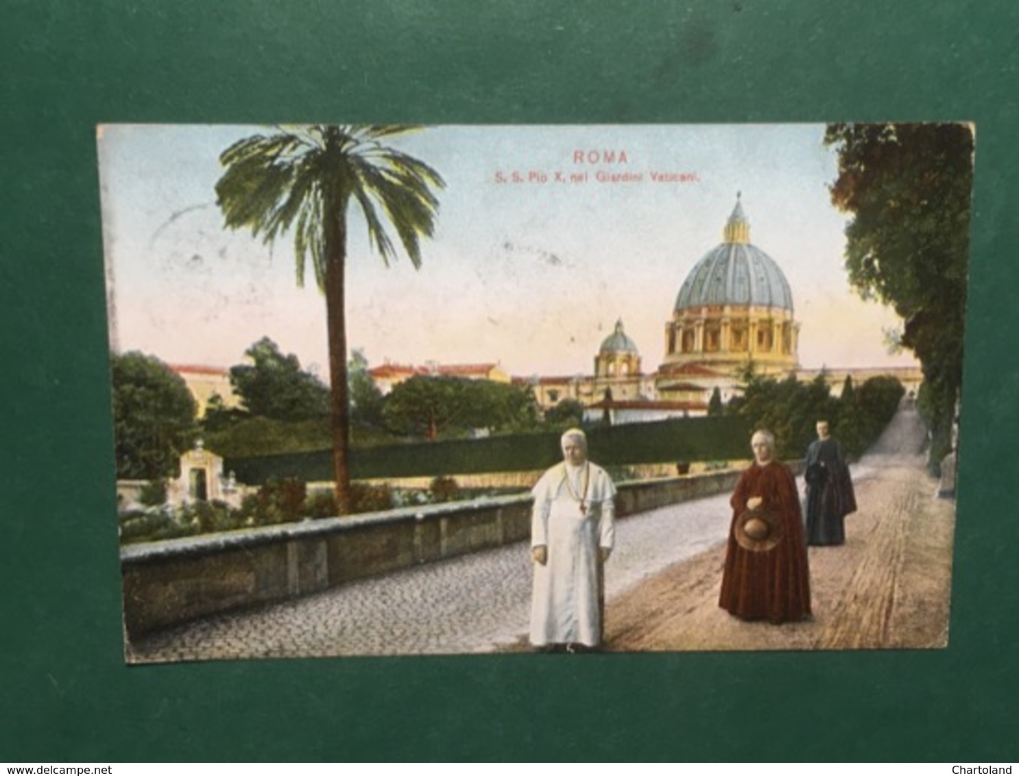 Cartolina Roma - S.S. Pio X Nei Giardini Vaticani - 1920 - Altri & Non Classificati