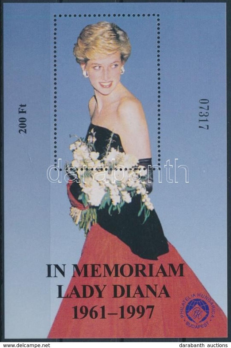 ** 1997 In Memoriam Lady Diana Emlékív - Sonstige & Ohne Zuordnung