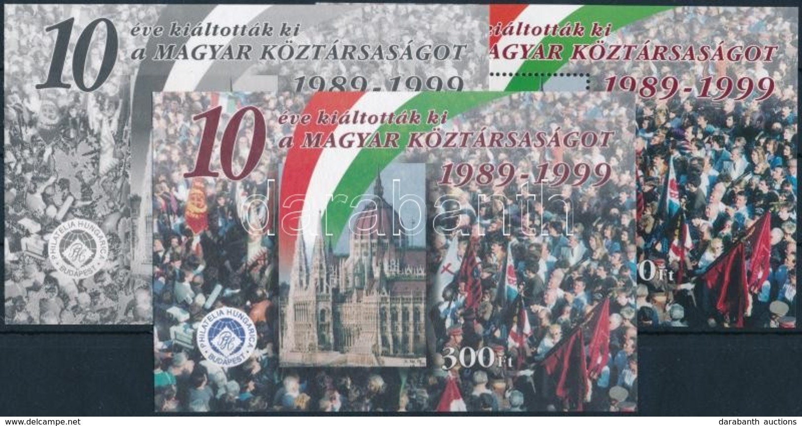** 1999/37 Magyar Köztársaság 3 Db-os Emlékív Garnitúra Azonos Sorszámmal (20.000) - Sonstige & Ohne Zuordnung