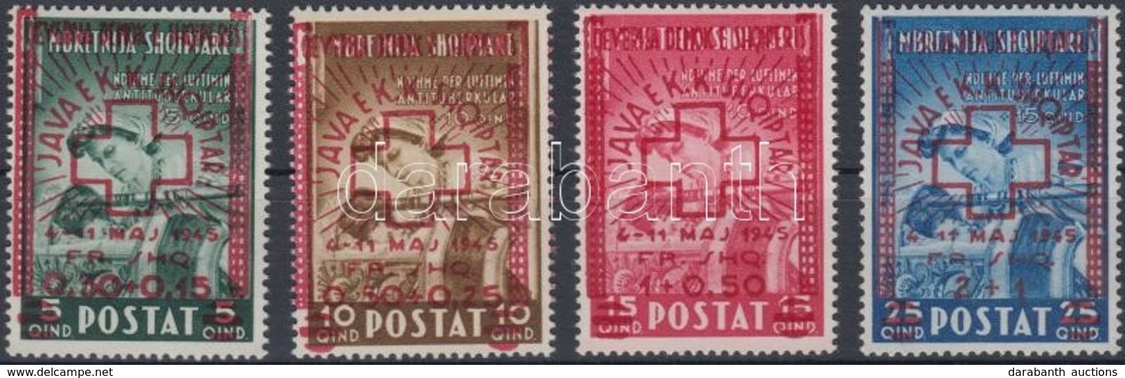 ** 1945 Vöröskereszt Sor Mi 375-378 - Sonstige & Ohne Zuordnung