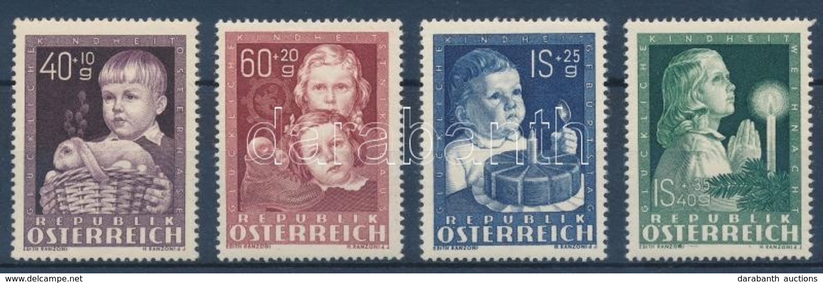 ** 1949 Gyermek Sor Mi 929-932 - Sonstige & Ohne Zuordnung