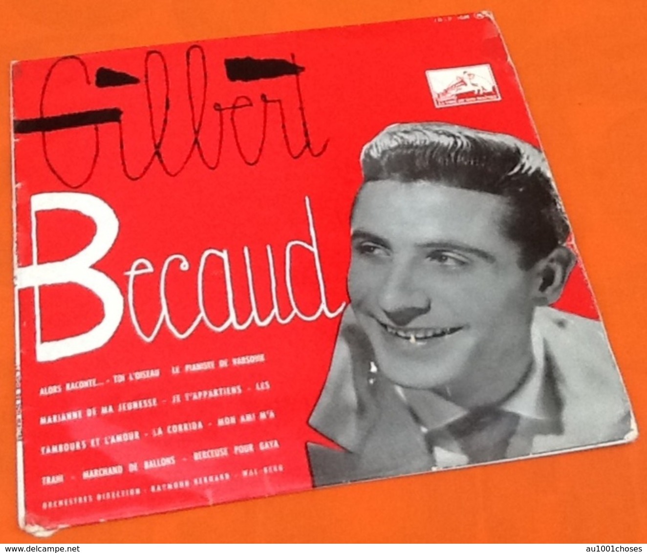 Album Vinyle 33 Tours (25cm) Gilbert Bécaud N°4 (1956) La Voix De Son Maître  FDLP 1049 - Formatos Especiales