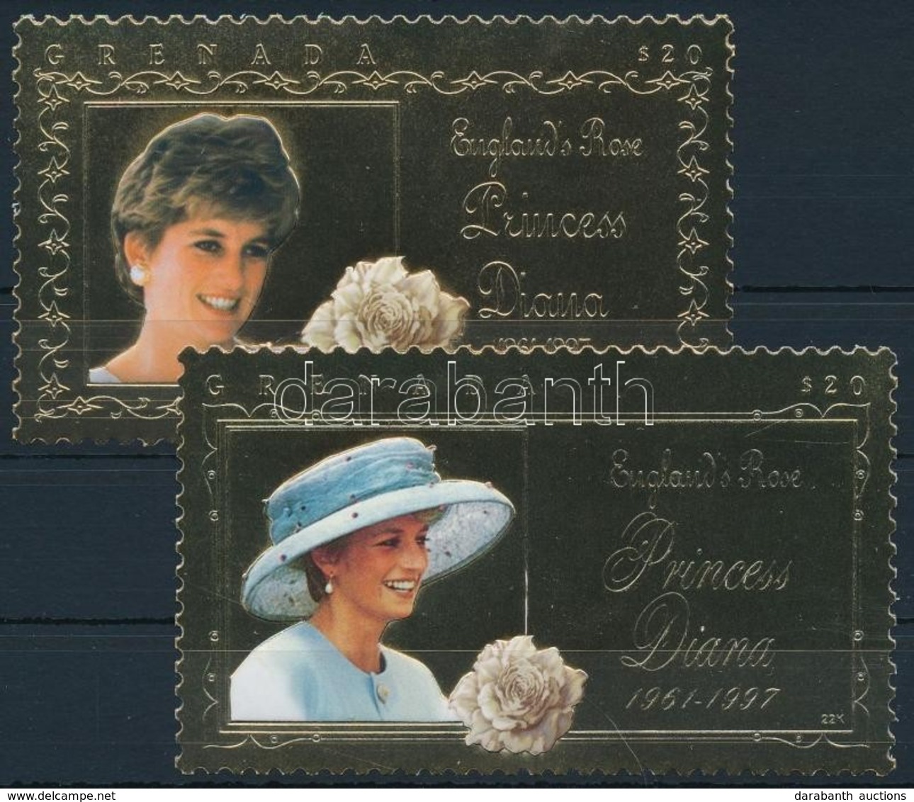 ** 1998 Diana Hercegnő Halálának évfordulója Sor Mi 3722-3723 - Sonstige & Ohne Zuordnung