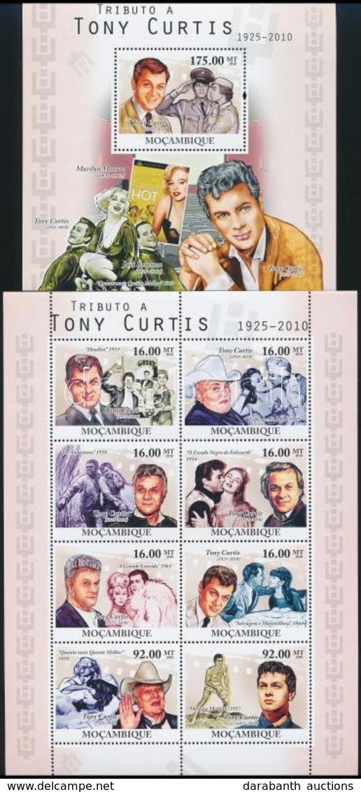 ** 2010 Tony Curtis Kisív Mi 4096-4103 + Blokk Mi 378 - Sonstige & Ohne Zuordnung