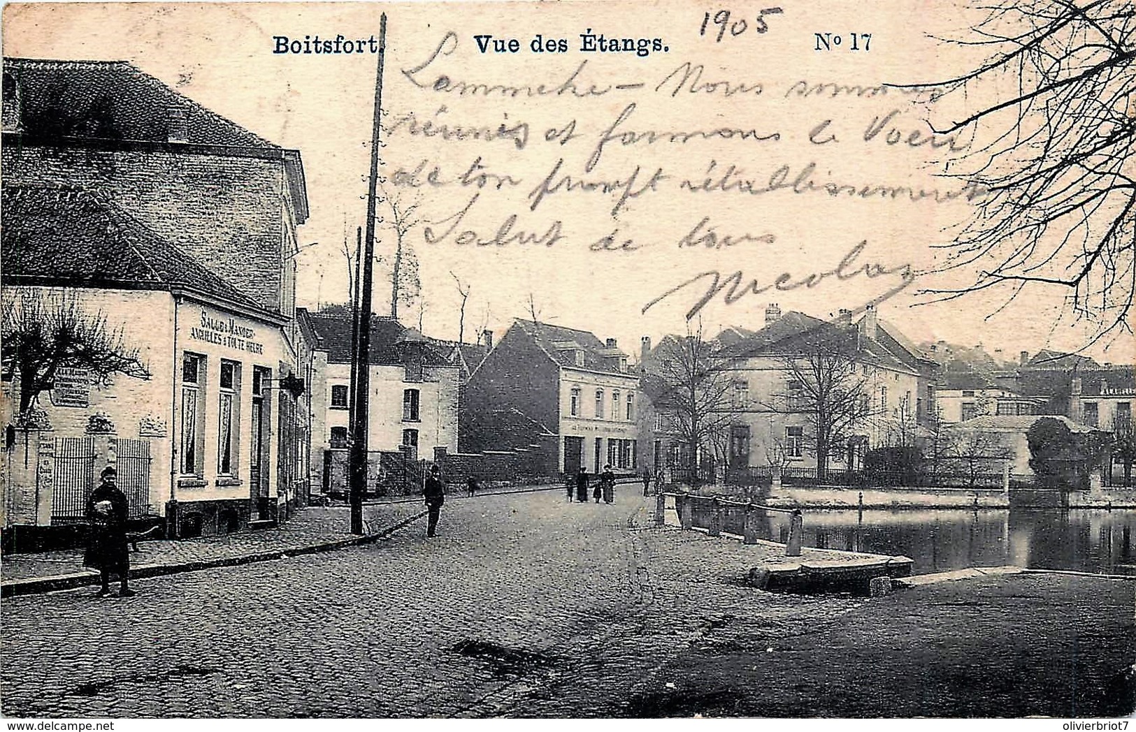 Belgique - Bruxelles - Boitsfort - Vue Des Etangs -  Salle à  Manger - Anguilles à  Toute Heure - Watermael-Boitsfort - Watermaal-Bosvoorde