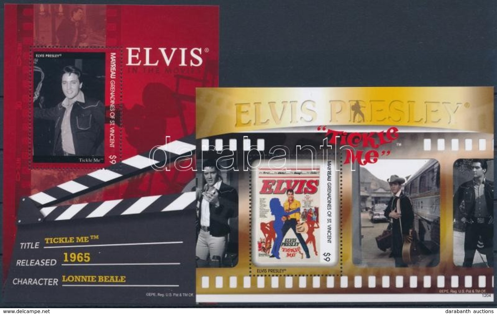 ** 2012 Elvis Presley Blokksor Mi 28-31 - Sonstige & Ohne Zuordnung