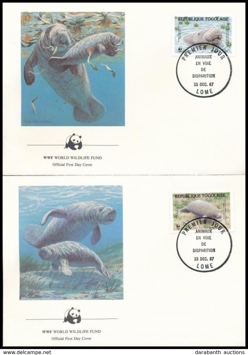 1984 WWF: Manátusz Sor Mi 1763-1766 4db FDC-n - Otros & Sin Clasificación
