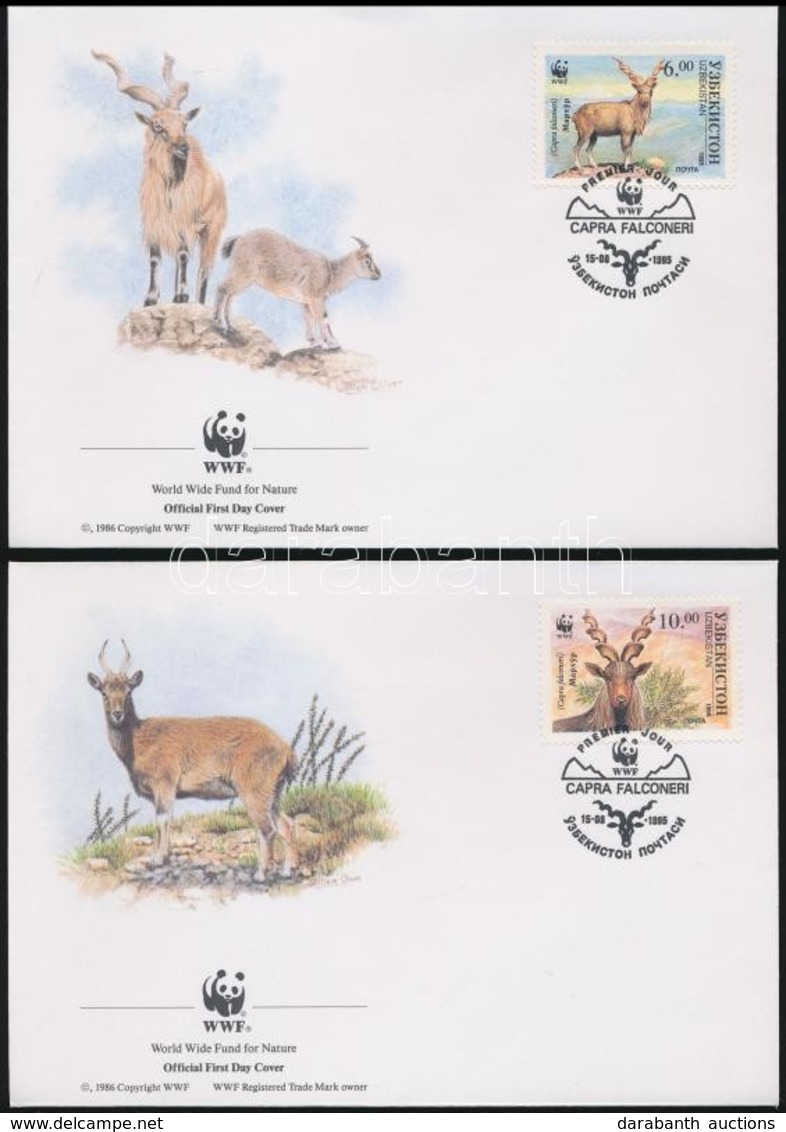 1995 WWF Kanadai Vadjuh Sor 4 FDC-n Mi 61-64 - Sonstige & Ohne Zuordnung