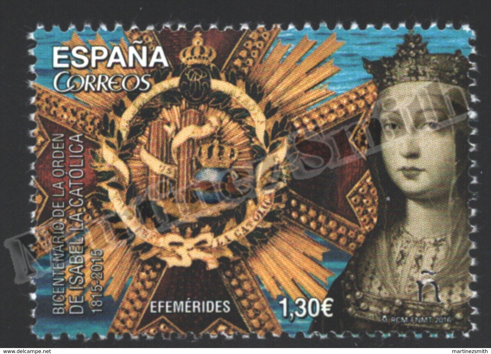 Spain - Espagne 2016 Yvert 4738, Bicentenary Of The Order Of Isabella The Catholic / Isabel La Católica - MNH - Nuevos