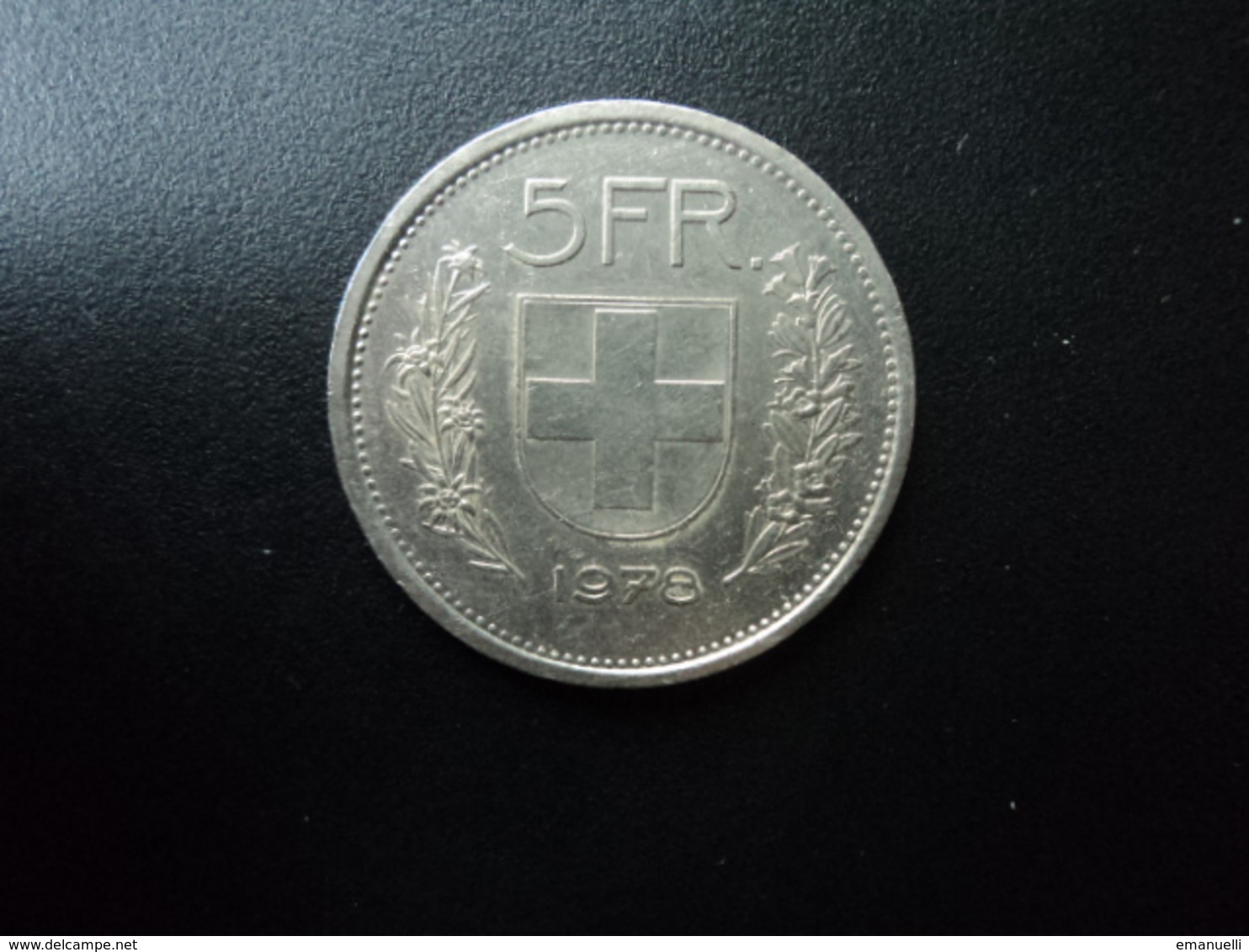 SUISSE : 5 FRANCS   1978   Tranche B *   KM 40a.1      SUP - 5 Franken