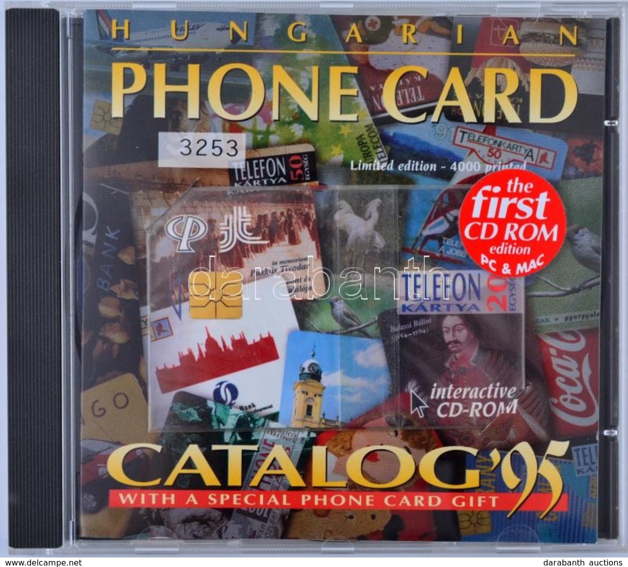 1995 MATÁV Telefonkártya, Bontatlan Csomagolásban, CD-vel - Sin Clasificación