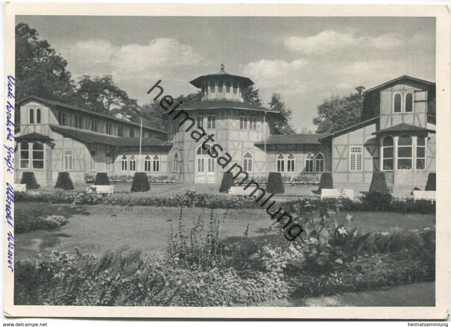 Hamm Westfalen - Badehaus - AK-Grossformat - Verlag Ludwig Simon München Gel. 1955 - Hamm