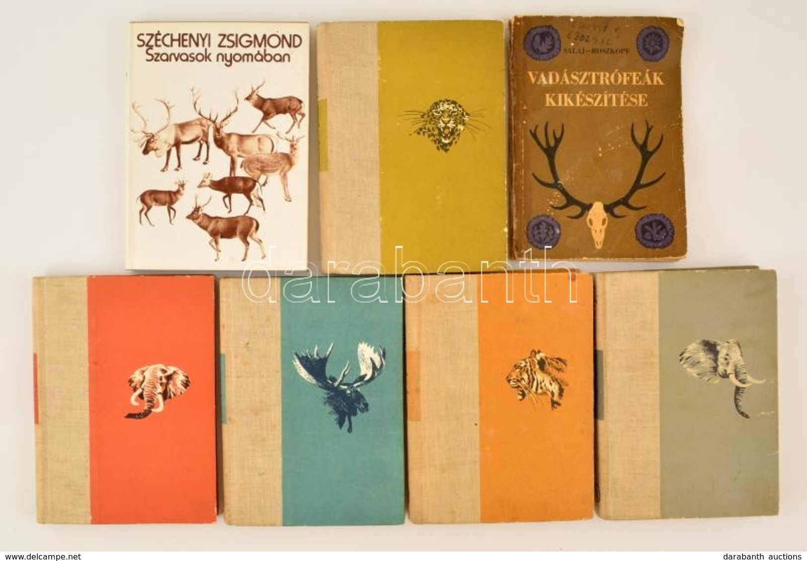Széchényi Zsigmond 6 Könyve: Nahar. Indiai útinapló. (1964.), Alaszkában Vadásztam (1963.), Afrikai Tábortüzek. (1966.), - Ohne Zuordnung