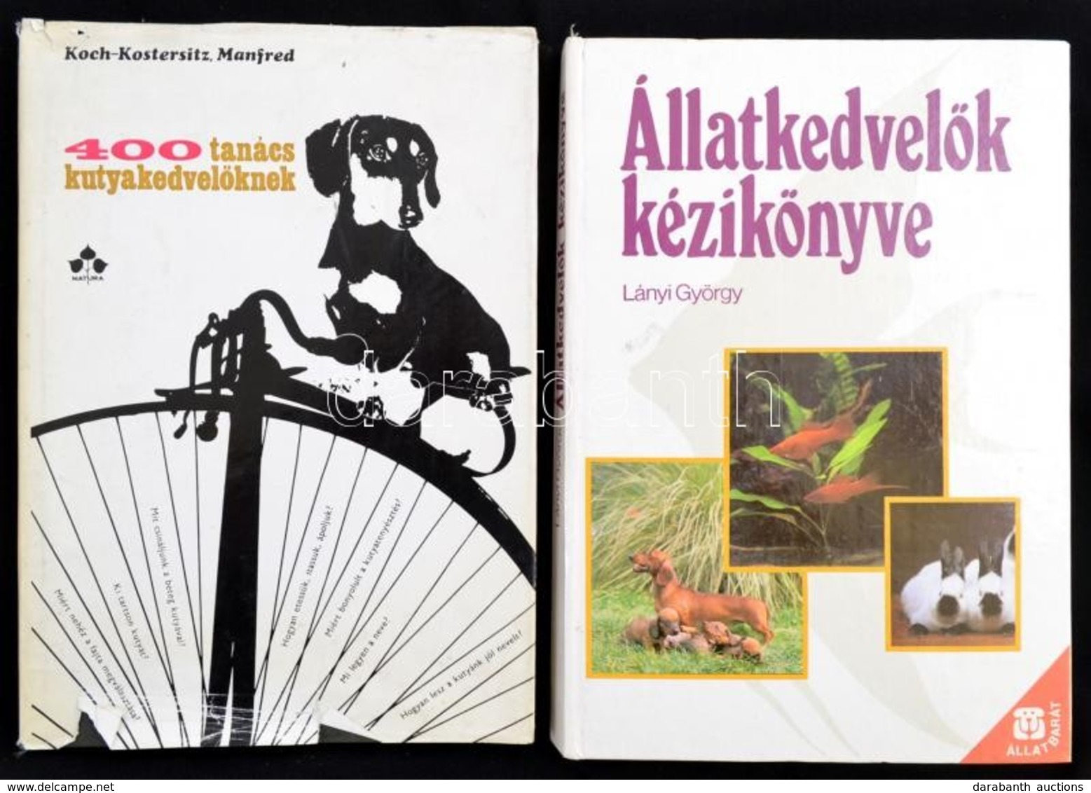 Koch-Kostersitz, Manfred: 400 Tanács Kutyakedvelőknek. Bp., ,Natura. Kiadói Egészvászon-kötés, Kiadói Szakadt Papír Védő - Ohne Zuordnung