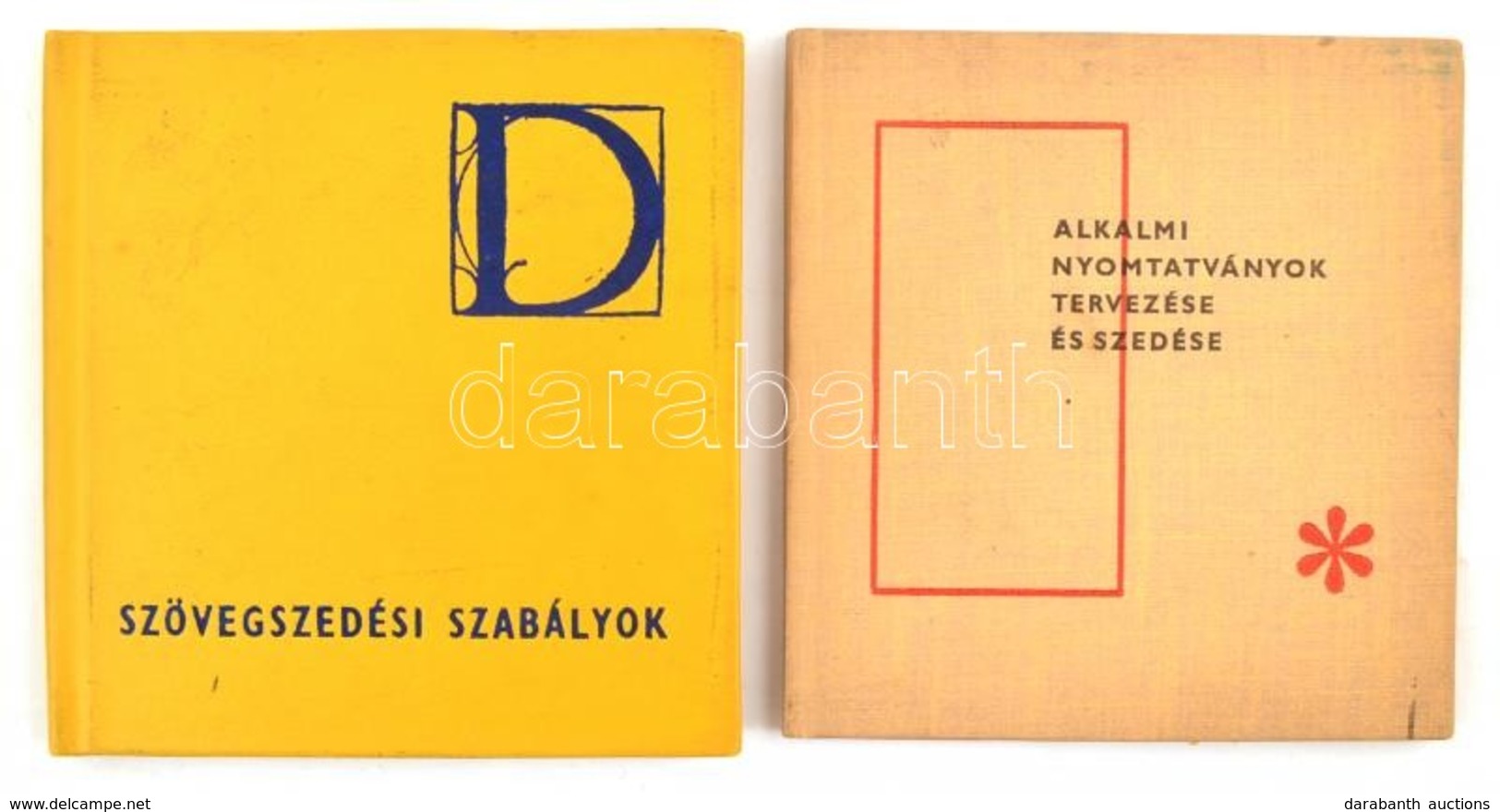 2 Db Minikönyv: Horváth János: Szövegszedési Szabályok. Bp., 1971, Franklin. Kemény-kötésben. + Horváth János: Alkalmi N - Ohne Zuordnung