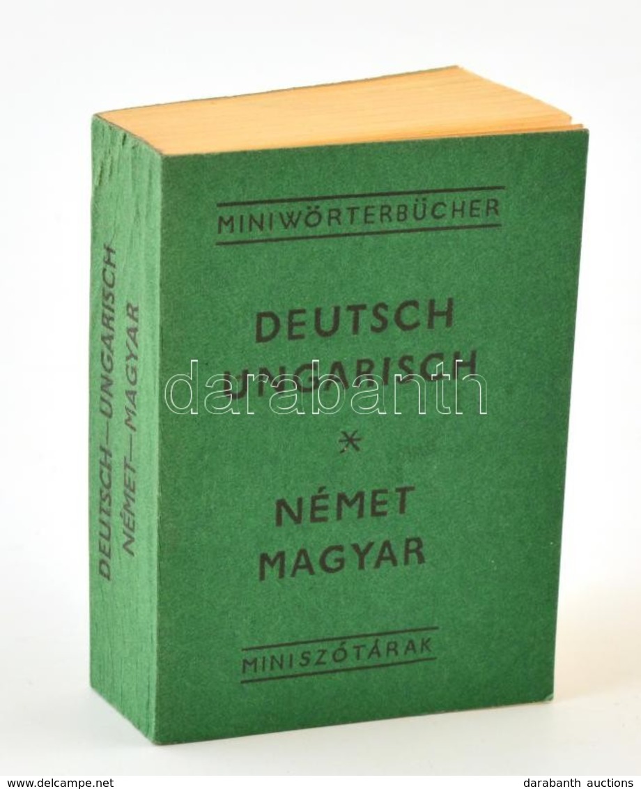 Deutsch-Ungarisch/Német-Magyar Miniszótár. Miniwörterbücher. Bp., 1973, Terra. Német és Magyar Nyelven. Kiadói Papírköté - Ohne Zuordnung