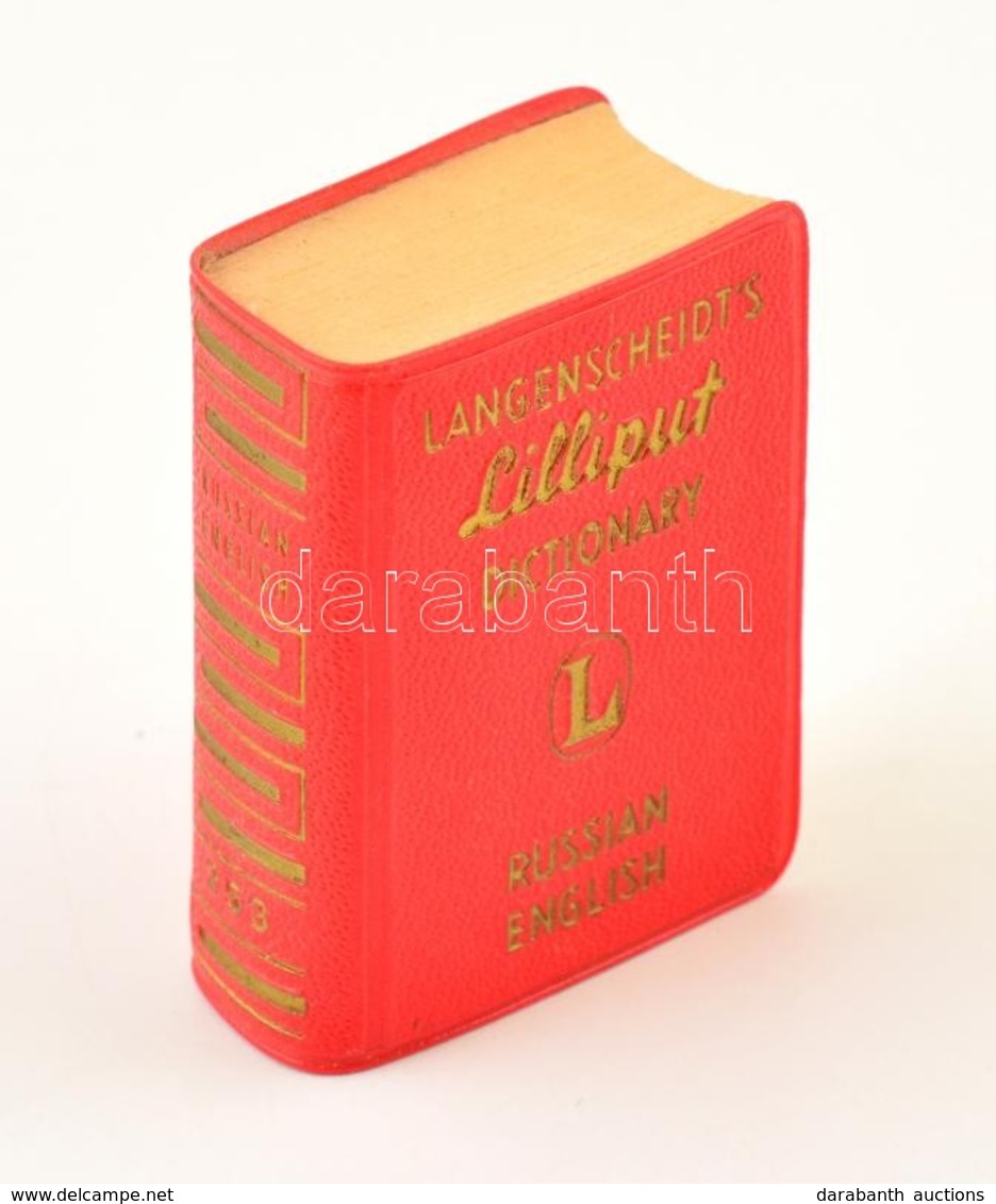 Langenscheidt's Lilliput Dictionary. Russian-English. Berlin-München,(1964),Langenscheidt. Orosz és Angol Nyelven. Kiadó - Ohne Zuordnung