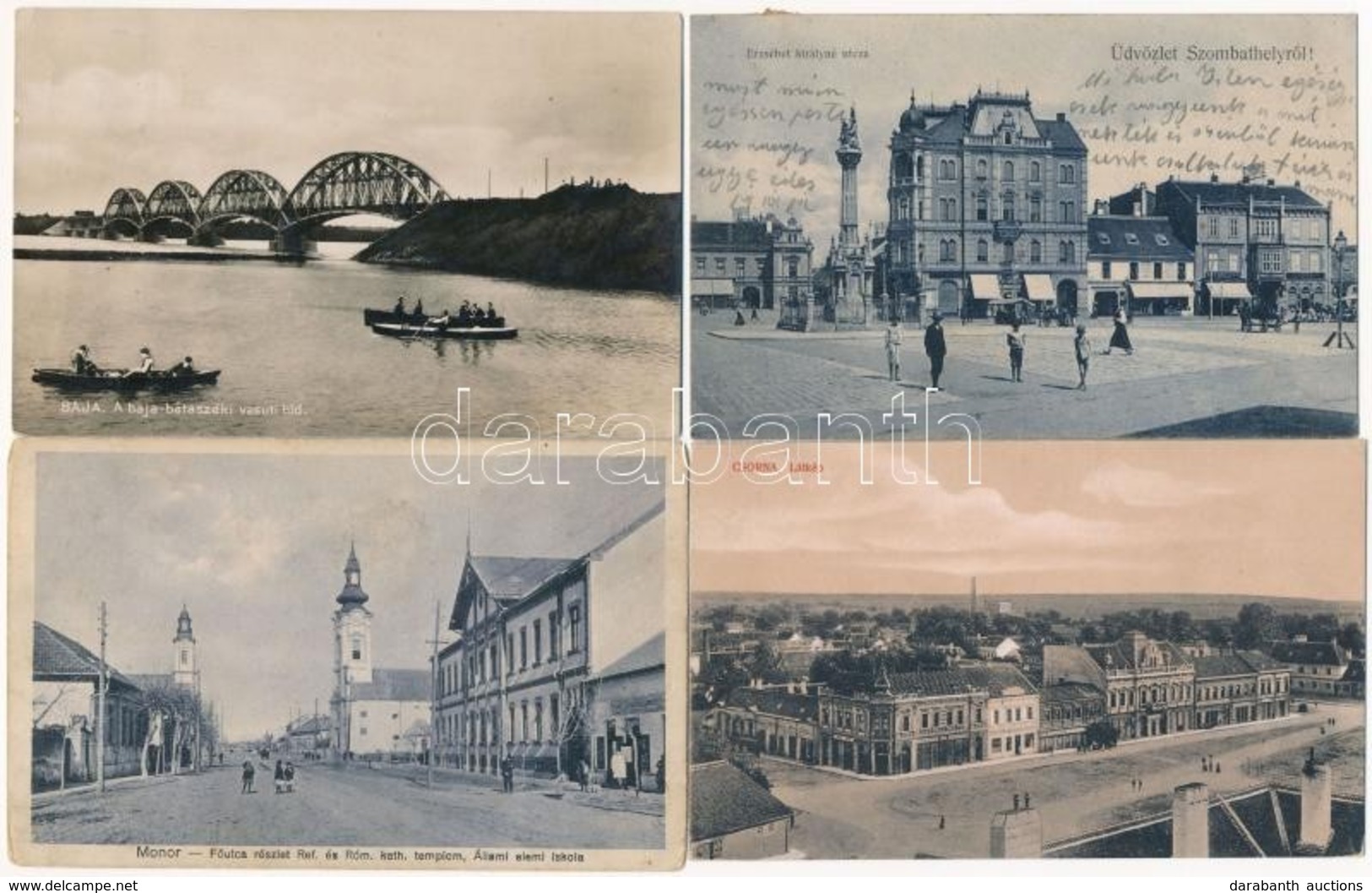 **, * 13 Db RÉGI Magyar Városképes Lap / 13 Pre-1945 Hungarian Town-view Postcards - Ohne Zuordnung