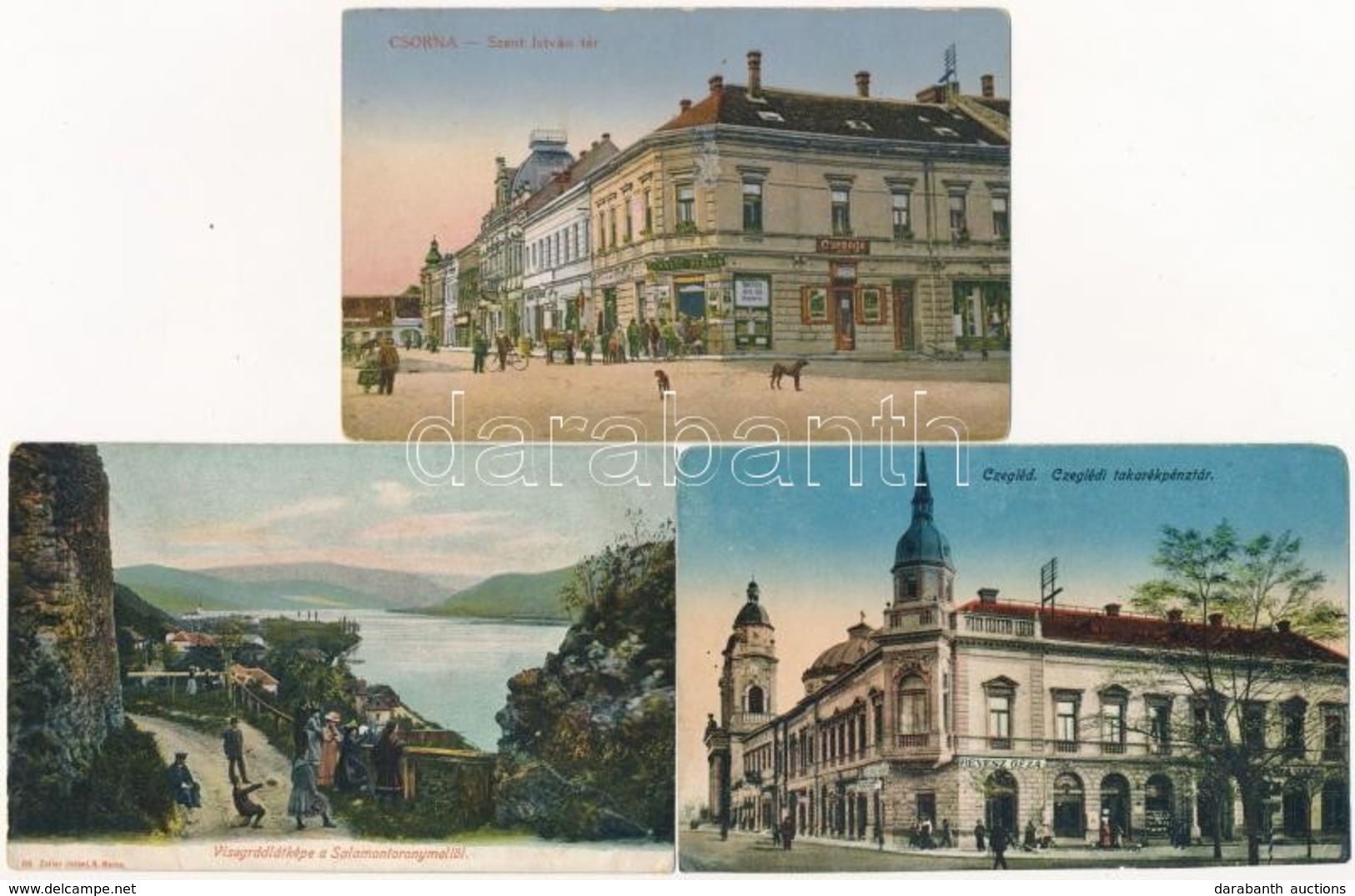**, * 13 Db RÉGI Magyar Városképes Lap / 13 Pre-1945 Hungarian Town-view Postcards - Ohne Zuordnung