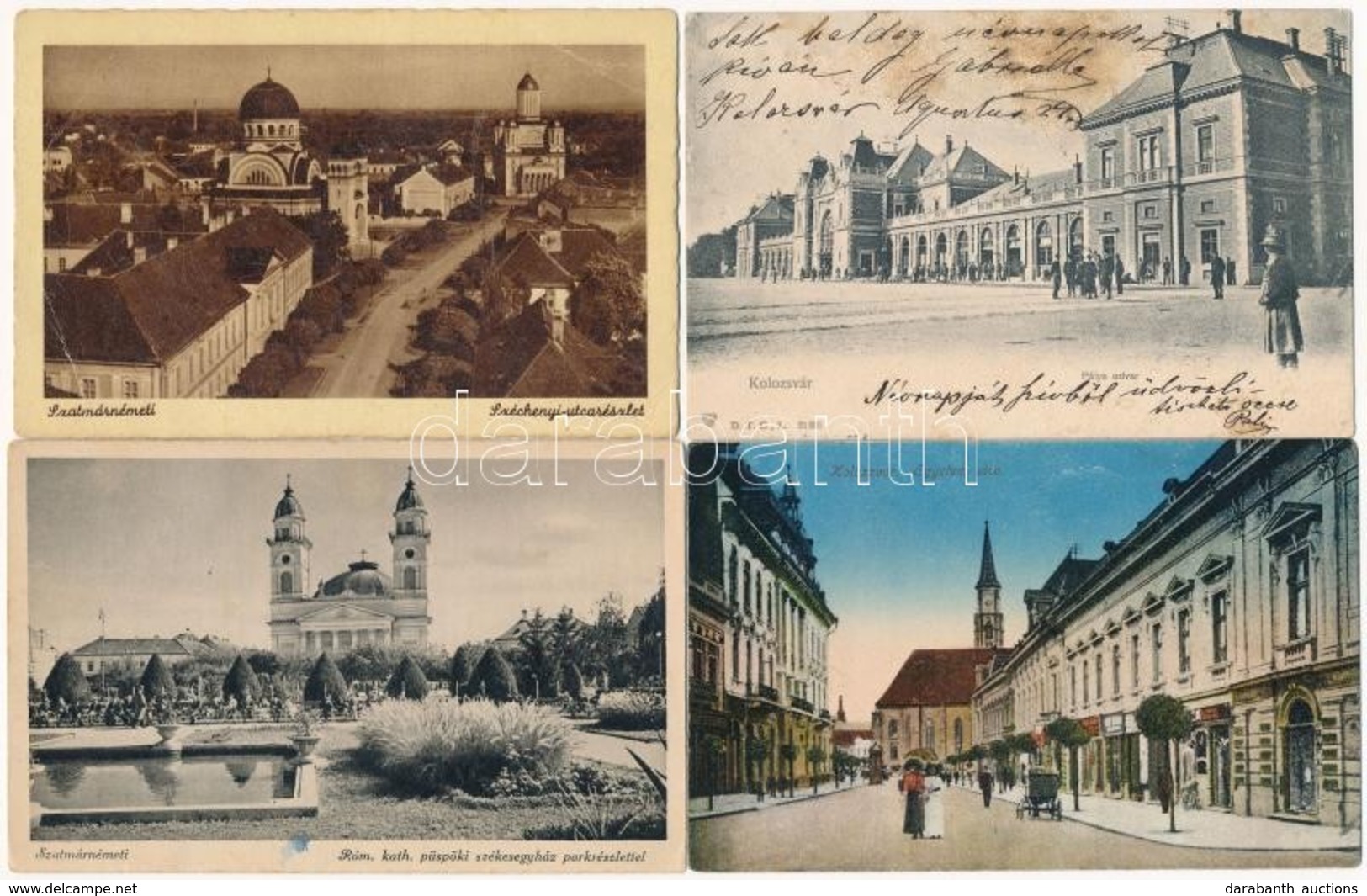 **, * 13 Db RÉGI Erdélyi Városképes Lap / 13 Pre-1945 Transylvanian Town-view Postcards - Ohne Zuordnung