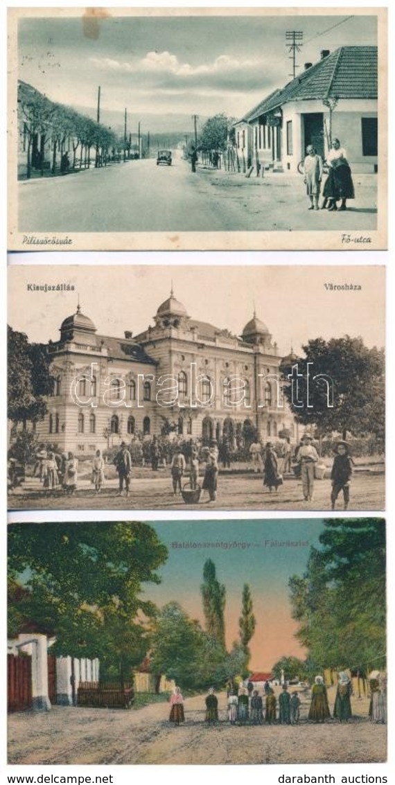 **, * 11 Db RÉGI Magyar Városképes Lap / 11 Pre-1945 Hungarian Town-view Postcards - Ohne Zuordnung