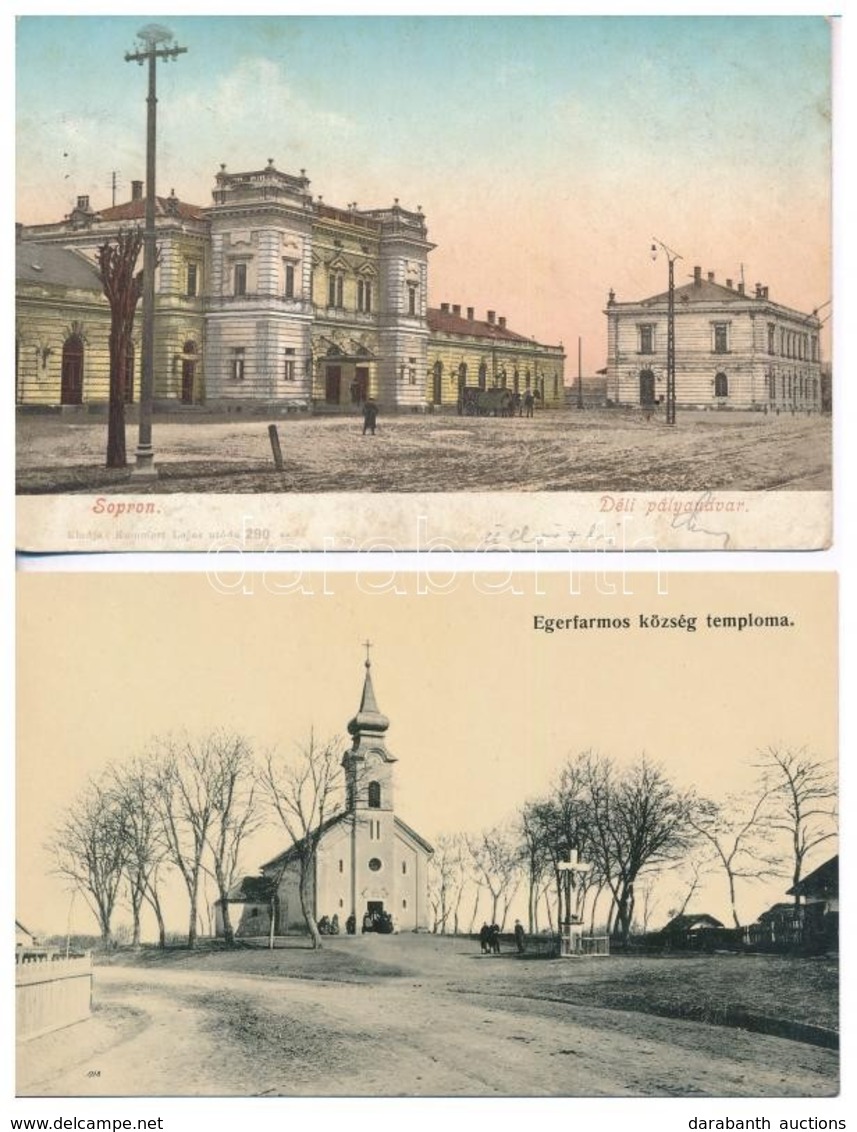 **, * 10 Db RÉGI Magyar Városképes Lap / 10 Pre-1945 Hungarian Town-view Postcards - Ohne Zuordnung