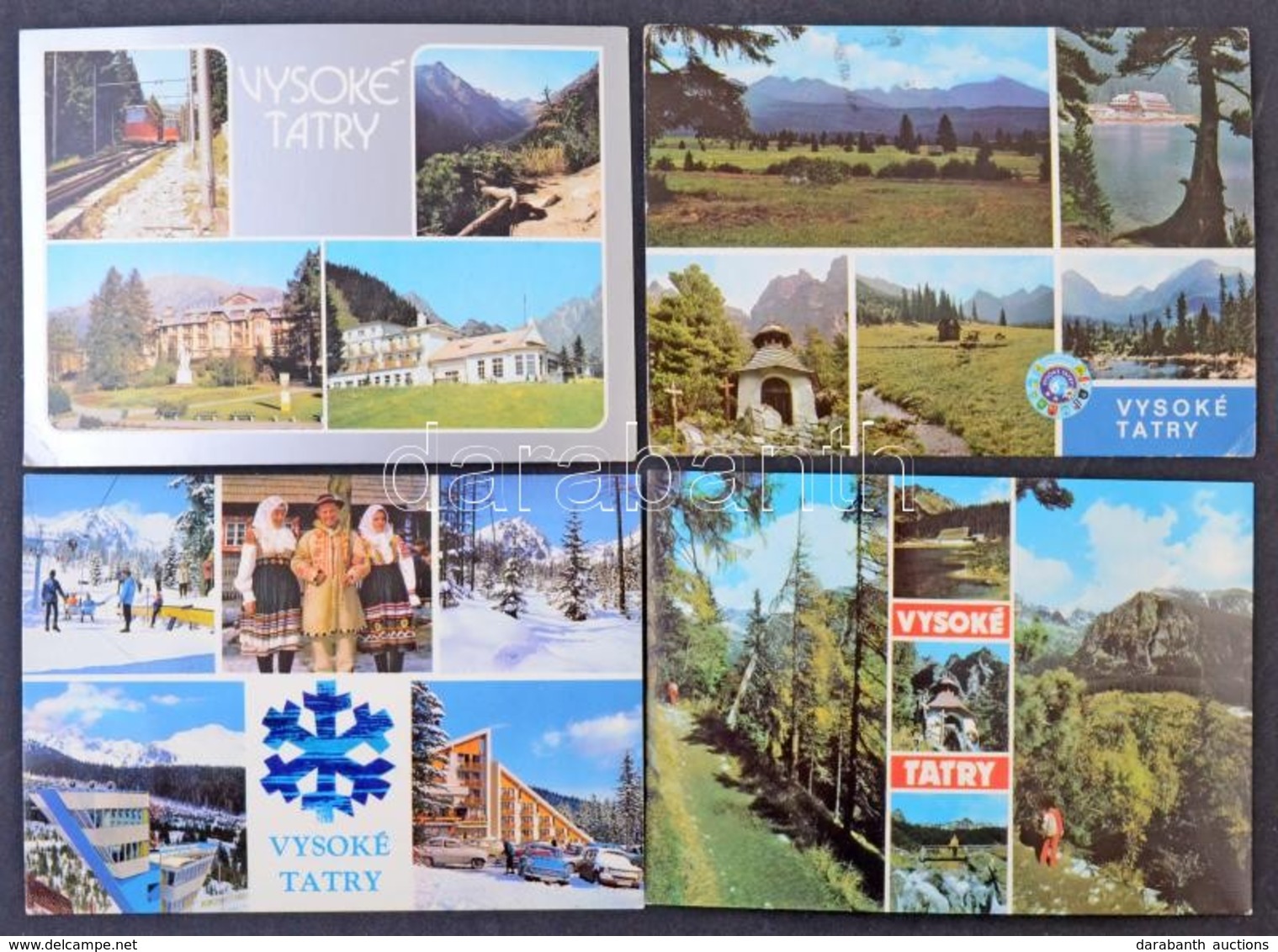 **, * 66 Db MODERN Magas-Tátrai Képeslap / 66 Modern Postcards From The High Tatras (Vysoké Tatry) - Ohne Zuordnung