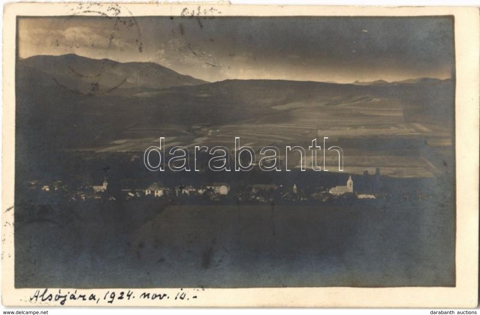 T2/T3 1924 Alsójára, Jahren, Iara De Jos; Látkép, Templomok / General View, Churches. Photo (fl) - Ohne Zuordnung