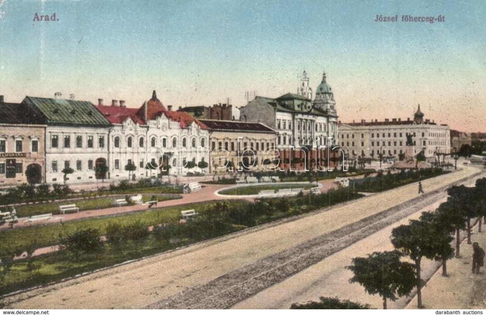 * T2 Arad, József Főherceg út, Kereskedelmi Bank / Street, Bank - Ohne Zuordnung