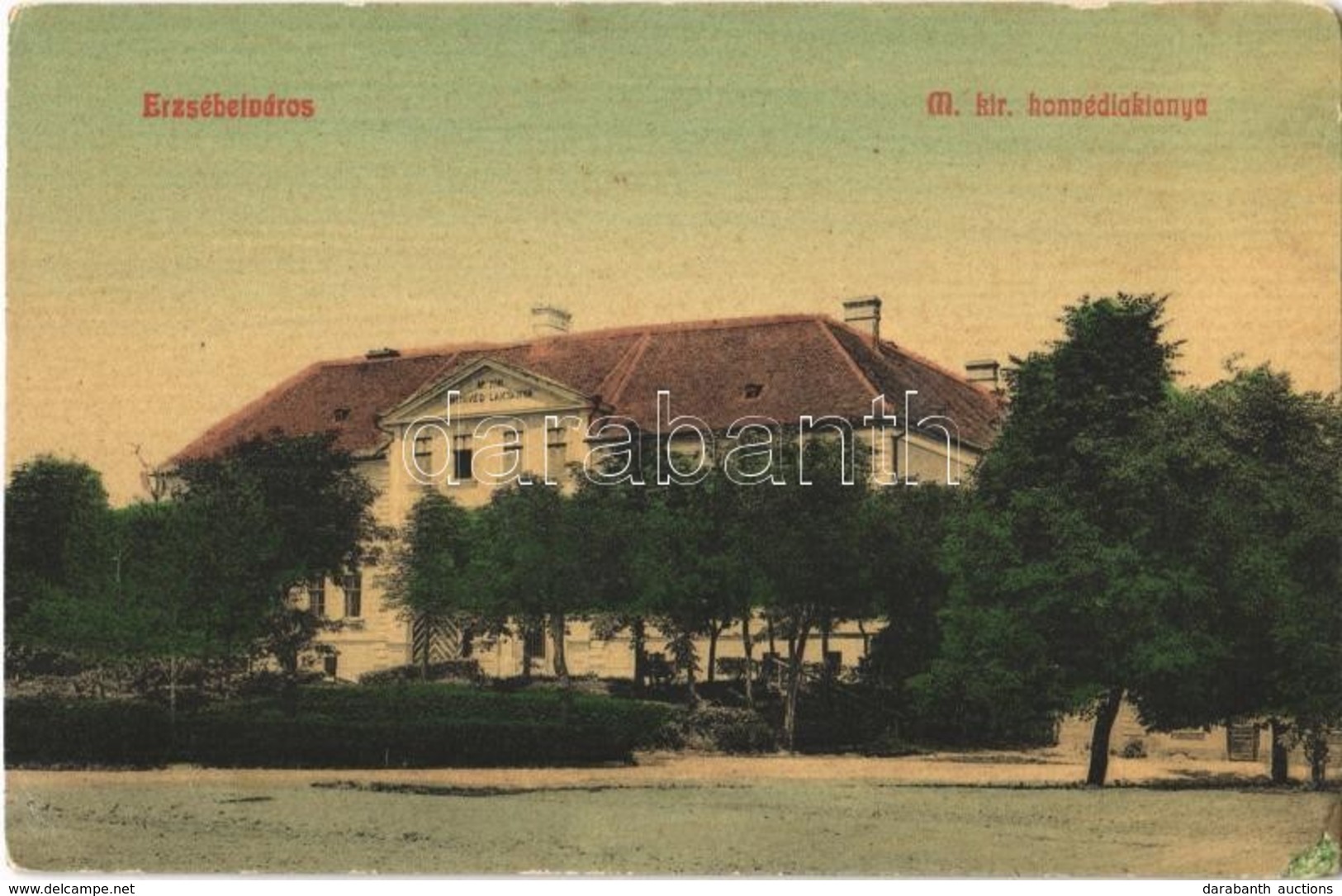 * T2/T3 1910 Erzsébetváros, Dumbraveni; M. Kir. Honvéd Laktanya / K.u.K. Military Barracks (EK) - Ohne Zuordnung