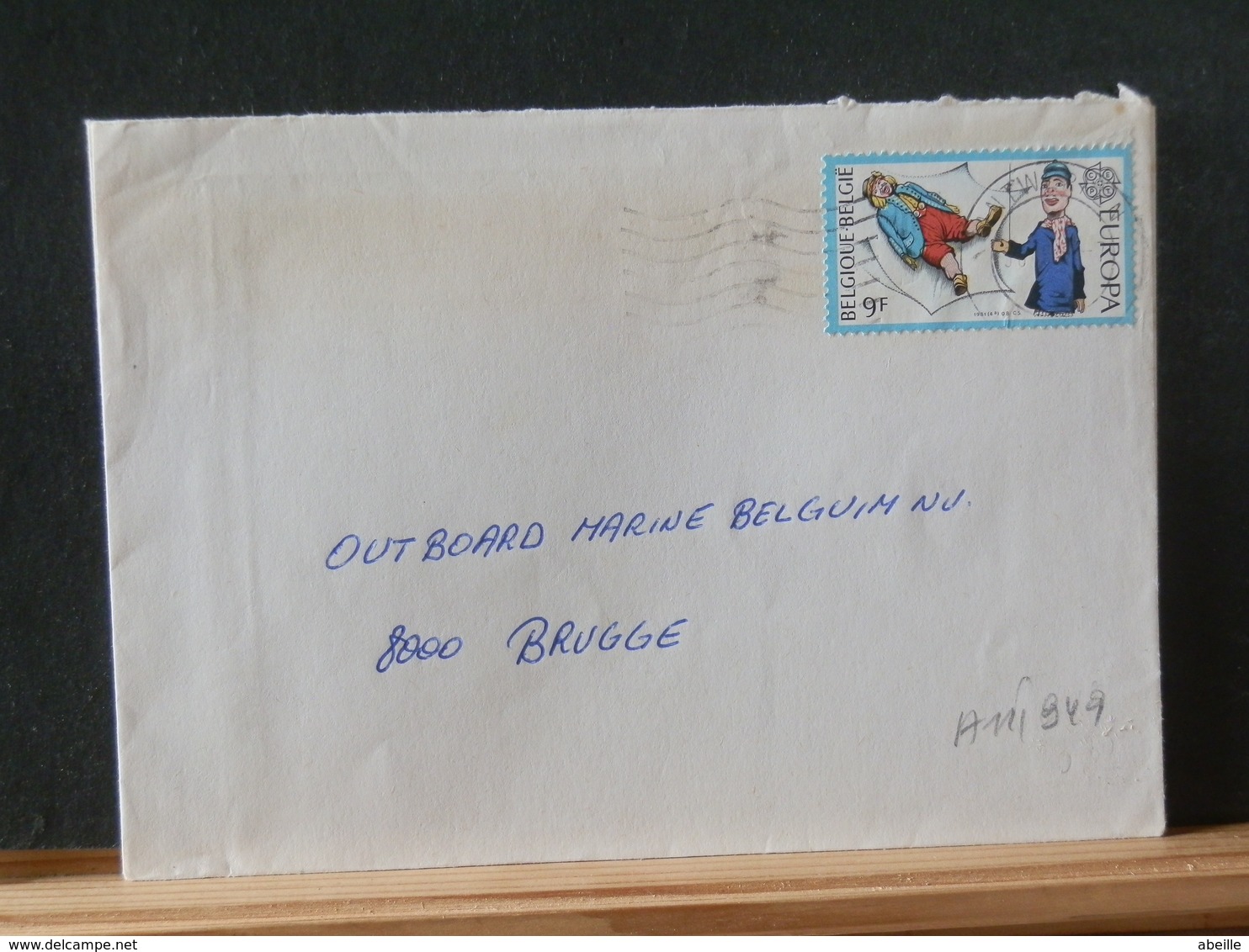 A11/949   LETTRE BELGE - Marionnettes