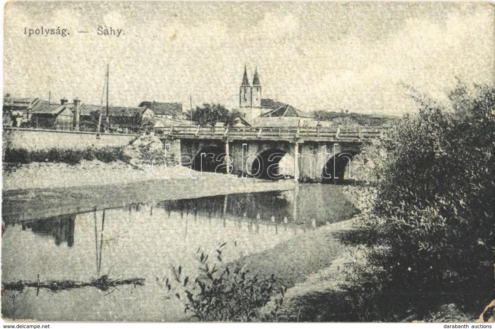 * T2/T3 1925 Ipolyság, Sahy; Híd / Bridge (EK) - Ohne Zuordnung
