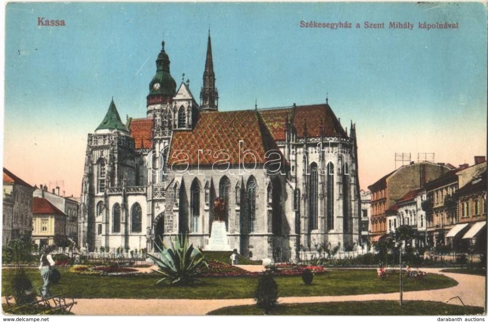 T2 1915 Kassa, Kosice; Székesegyház A Szent Mihály Kápolnával / Cathedral, Chapel - Ohne Zuordnung